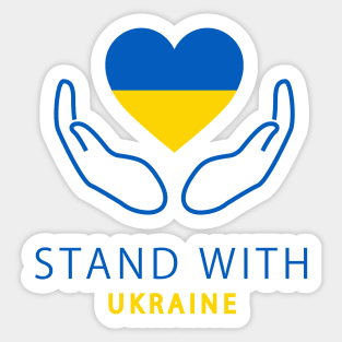 I Stand With Ukraine Sticker